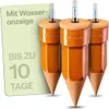 Praknu 3 x Tonkegel Bewässerung mit Deckel & Wasseranzeige Produktbild-Vorschau 1