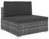 vidaXL Canapé modulaire partie centrale 1 pc + coussins Voir les images du produit 5