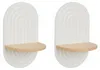 Relaxdays Wandregal 2er Set, Boho Style, Wanddeko Regal für Produktbild-Vorschau 7