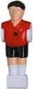 11 figure biliardino 16 mm rosso-nero set completo Anteprima dell’immagine prodotto 2