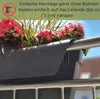 Geländerkasten Balkon mit Wasserspeicher Blumentopf Zaun Produktbild-Vorschau 6