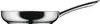 A side view of a shiny metal frying pan on a white background. Náhľad obrázku produktu