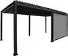 »Mirador« Sonnenrollo für 4m Pergola, anthrazit Produktbild-Vorschau 4