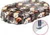Tischdecke Wachstuch Essen Schwarz Robust Wasserabweisend Produktbild-Vorschau 2