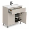 Badezimmerschrank mit Waschbecken und Schublade, 80 cm, Produktbild-Vorschau 3