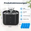 Katzenbrunnen, Trinkbrunnen für Katzen, 2.2L Produktbild-Vorschau 9