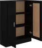 vidaXL Bücherschrank Schwarz 82,5x30,5x115 cm Holzwerkstoff Produktbild-Vorschau 9