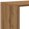 Knihovna/dělící stěna 3patrová dub artisan 99x29x99 cm Náhled obrázku produktu 8