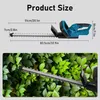 Pour cisaille à haies Makita 18V, coupe-haies 500W, lame de Voir les images du produit 6