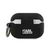 Étui en silicone Karl Lagerfeld pour Airpods Pro, noir Voir les images du produit 2