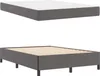 vidaXL Bettrahmen mit Matratze Grau 140 x 200 cm Stoff Produktbild-Vorschau 5
