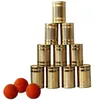 Dosenwerfen mit 10 kleinen Dosen und 3 kleinen Bällen (7 Produktbild-Vorschau 5