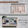 Gariella 2 x Schubladen Organizer 8-teilig Anthrazit Produktbild-Vorschau 5