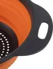 Ruhhy 20780 Skladací silikónový sitko 24 cm oranžovošedý Náhľad obrázku produktu 13