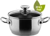 Casserole avec couvercle en verre 16, 20 ou 24 cm, acier Voir les images du produit 1