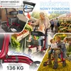 Składany wózek inwalidzki ELONEO Premium, bardzo lekki, z Podgląd zdjęcia produktu 3