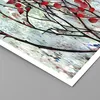 Poster - Poster ohne Rahmen - Rot Blätter Zweige - 50x70 cm Produktbild-Vorschau 2