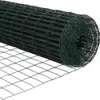 Zaun mit Pfosten Grün 0,4 x 25 m Stahl und PVC Produktbild-Vorschau 10