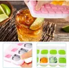 4er-Pack Eiswürfelformen mit Deckel, wiederverwendbare Produktbild-Vorschau 2
