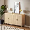 MODFU Buffet Bas 4 Portes, Bahut de Rangement pour Salon ou Voir les images du produit 1