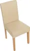 A single cream-colored chair with light wooden legs, presented against a white background. Produktbild-Vorschau