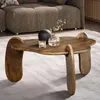 FineBuy Couchtisch Mango Massivholz Ø 78 cm Walnussfarben · Produktbild-Vorschau 1