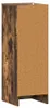 vidaXL Schuhregal Räuchereiche 32x35x92 cm Holzwerkstoff Produktbild-Vorschau 6