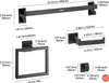 VEVOR Badezimmer Hardware Zubehör Set aus Edelstahl Produktbild-Vorschau 8