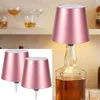 2er-Set Edle Akku Flaschenlampe rosegold: Dimmbar - 3 Produktbild-Vorschau 1