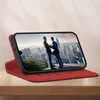 Hülle für Samsung A18 mit Magnetverschluss, rot, aus Leder Produktbild-Vorschau 6