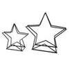 LEX Brennholz-Stapelregal 2er Set Stern schwarz Produktbild-Vorschau 1