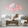 Bild auf Leinwand - Leinwandbild - 5 Teile - Wolke Beine Produktbild-Vorschau 6