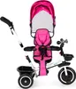 Trojkolka s otočným sedadlom 360' ECOTOYS, ružová Náhľad obrázku produktu 3
