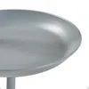 A close-up view of the top of a gray plant stand. Náhľad obrázku produktu