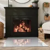 Farbe Hellgrau – Glasbodenplatte für – Kaminofen – Produktbild-Vorschau 3