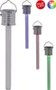 Four solar garden lights with different colored lights. Produktbild-Vorschau