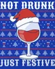 Not Drunk Just Festive Weinliebhaber - Ugly Christmas Produktbild-Vorschau 3