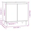 Badschrank Braun Eichen-Optik 58x33x60 cm Holzwerkstoff Produktbild-Vorschau 8