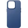 Étui en cuir Mujjo avec MagSafe iPhone 14 Pro bleu Voir les images du produit 1