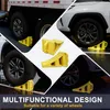 FIVMEN 2 pièces Cale de roue remorque avec poignée,Cale de Voir les images du produit 6