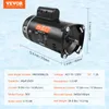 VEVOR Moteur de pompe de piscine 1 CV, cadre 56Y, 115V(9 Voir les images du produit 7