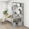 Libreria Divisorio per ambienti grigio cemento 100x24x188 Anteprima dell’immagine prodotto 2