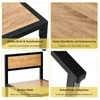 COSTWAY 3 pcs. Bar de cuisine Table haute avec 2 chaises de Voir les images du produit 8