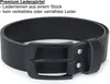 Ledergürtel 100% echtes Leder,  GERMANY, schwarze Schnalle, Produktbild-Vorschau 2