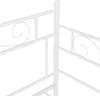 vidaXL Canapé-lit Cadre de lit blanc métal 90x200 cm Voir les images du produit 9