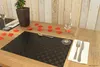 Tischset MODERN schwarz 4er Tischunterlage als Tischdeko Produktbild-Vorschau 2