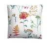 A flat lay of a pillow with a floral pattern. Produktbild-Vorschau