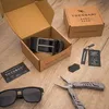 Cintura da uomo TRESSARI, 100 % pelle naturale, nera, per Anteprima dell’immagine prodotto 10