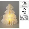 Albero di Natale a LED illuminato con timer bianco caldo in Anteprima dell’immagine prodotto 1