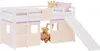Homestyle4u Hochbett 90x200 Kinder Rutsche Set mit Matratze Produktbild-Vorschau 22